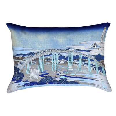 Coussin lombaire imperméable Katsushika Hokusai