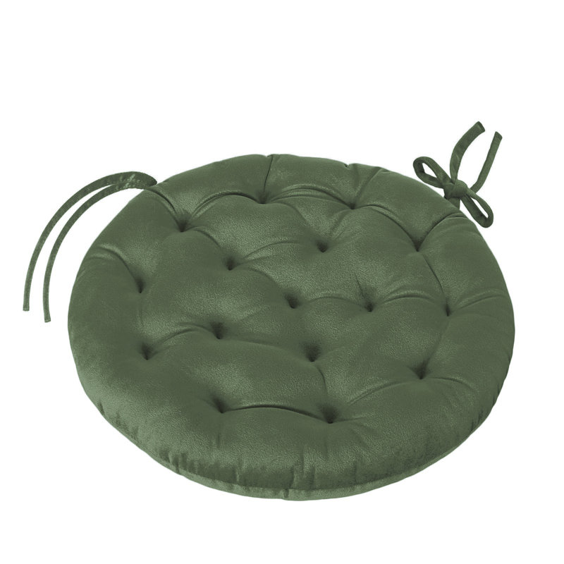 Coussin de chaise d'intérieur, Vert olive