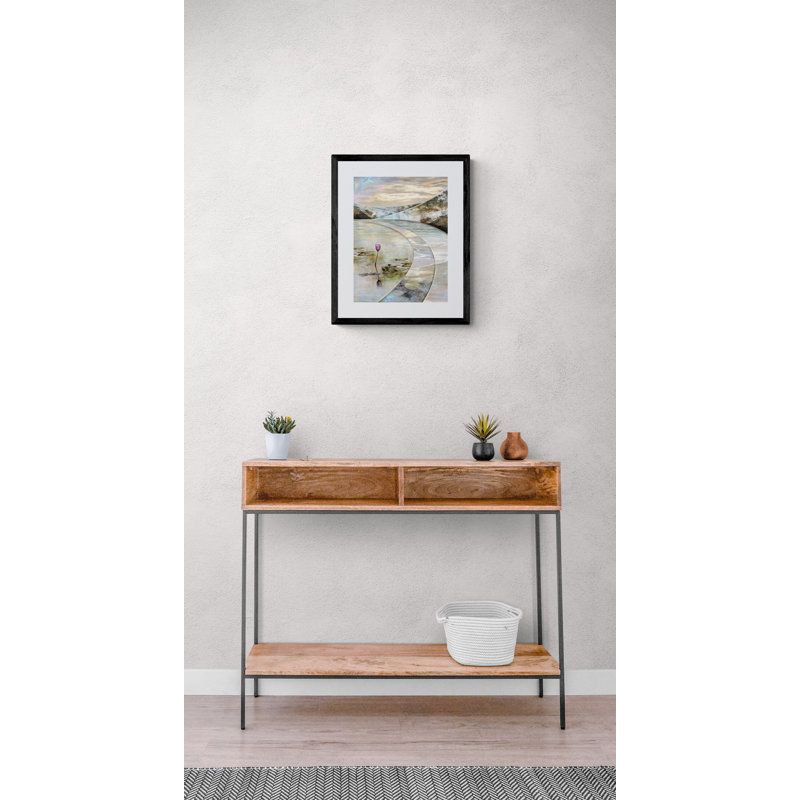 Time Is On Our Side Print by Leslie Kell, 21.25" H x 17.25" W, Black Framed Paper