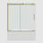 Castalia 55" - 59" W x 60" H Single Sliding Frameless Tub Door with Clear Glass-72531960