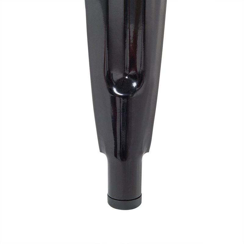 Iowa Park Counter Stool with Metal Frame, Black