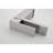Brushed Nickel Bathroom Sink Faucet With Waterfall Spout, Single Handle Vanity Tap, Stainless Steel Construction, And , Corrosion Fingerprint- Coating, Quiet No-Splash Water Outflow Property Faucet,-121612997