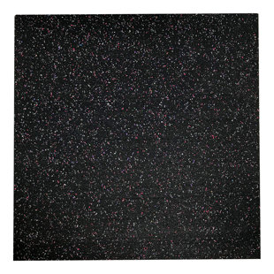 Tapis en caoutchouc L 25 po x l 25 po x 0,5 po