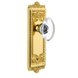 Grandeur Windsor Plate Passage with Provence Crystal Door Knob
