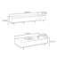 Combinaison table basse et meuble télé