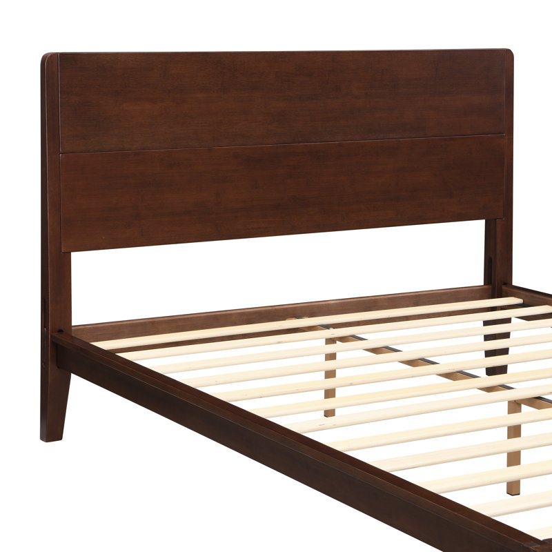 Lit standard en bois massif, Chocolat, Grand