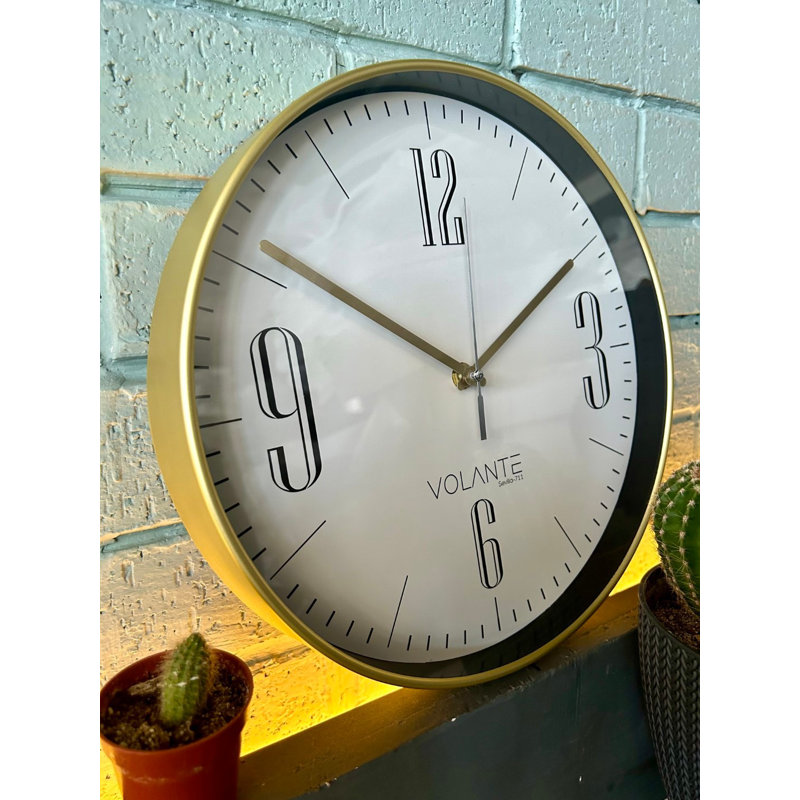 Anar Wall Clock, Gold