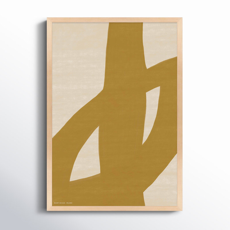 Form And Fusion 1 by Romina Gadler, 20" H x 14" W x 1.25" D, Maple Framed Paper