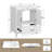 (No Faucet)Transform Your Space: 30" White Bathroom Vanity with Ceramic Sink – Modern, Durable, and Ready to Install-450900746-450900744