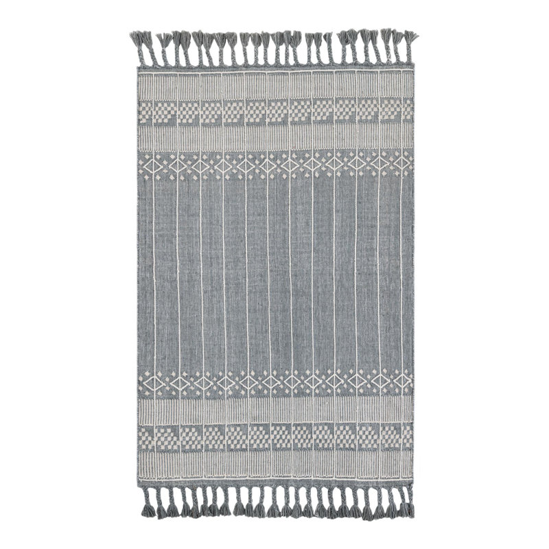 Tapis intérieur bohème Dakota Fields Eco, Rectangle 5 pi 1 po x 8 pi