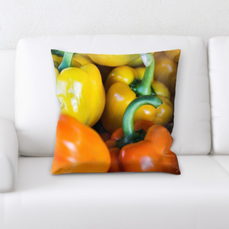 Microsuede Reversible Throw Pillow