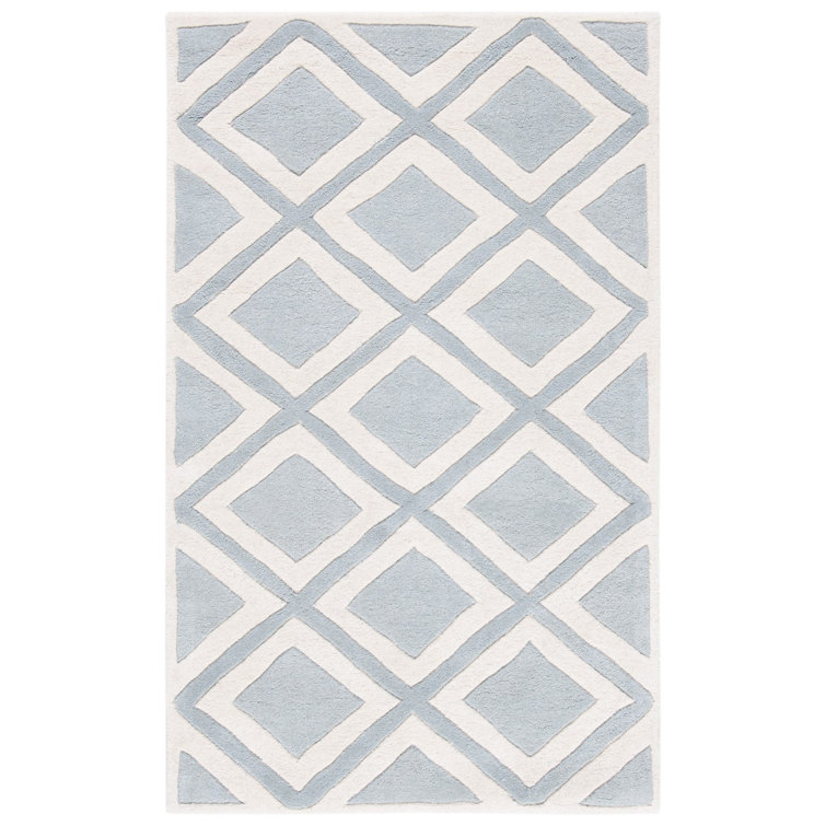 Teresita Hand Tufted Wool Geometric Rug