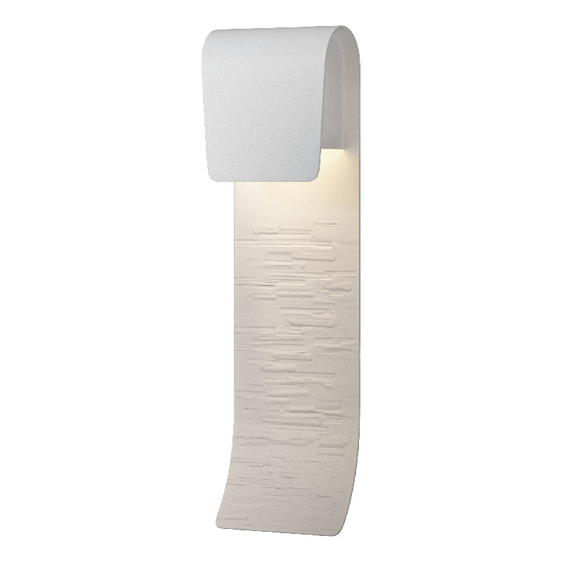 Applique murale d'extérieur Element, Blanc côtier, H 25 po x l 7 po x P 4,5 po