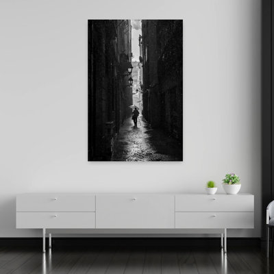 «In The Rain», art mural contemporain abstrait