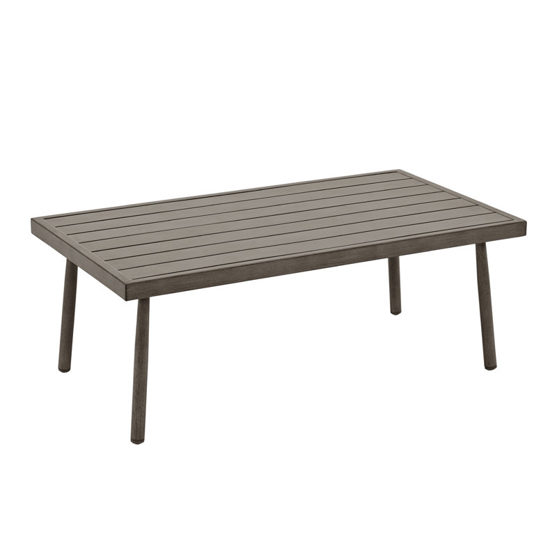 Table basse d'extérieur L 41 po x l 22 po Mariène, Brun