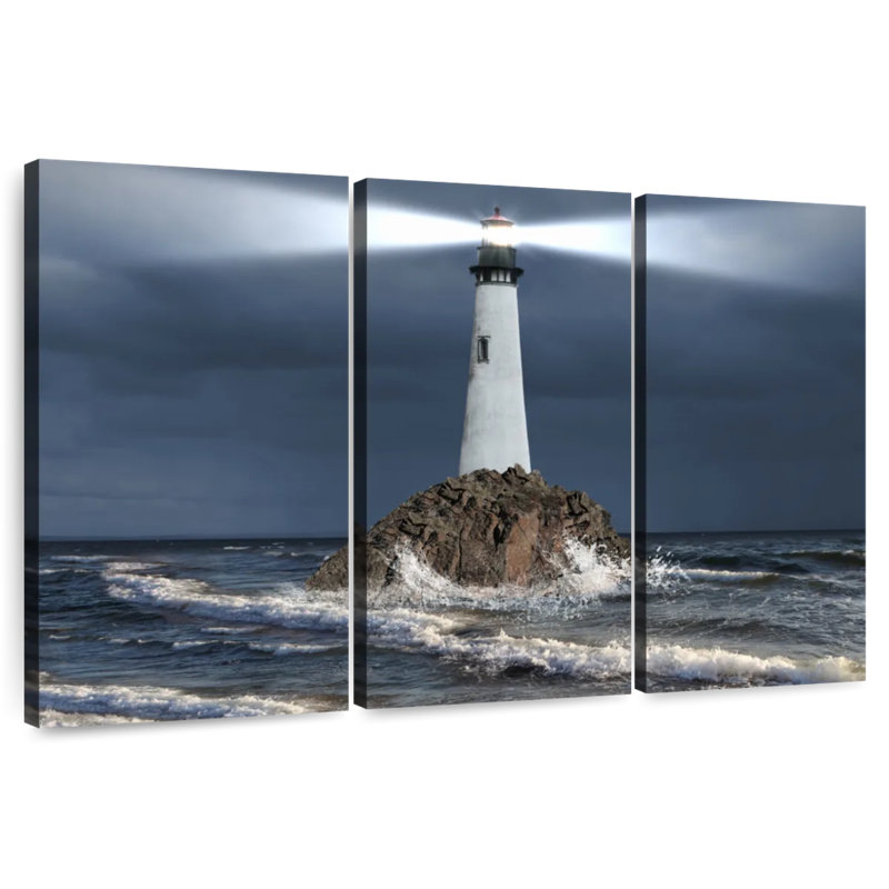 Lilie, faisceau lumineux du phare, H 36 po x l 57 po