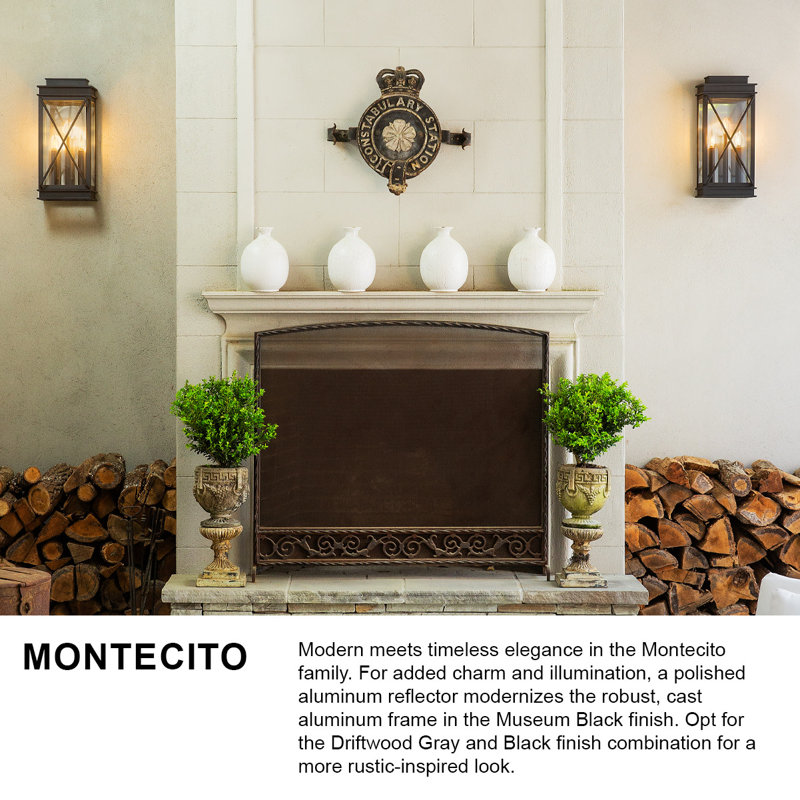 Medium Wall Mount Lantern, 18.75" H x 7.5" W x 6.5" D