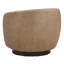 Marcy Geniue Leather Swivel Barrel Chair