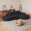 Ensemble de canapé modulaire rembourré en chenille moderne, meubles de salon modulaires en L avec coussins supplémentaires et sièges confortables-886884706-886884704