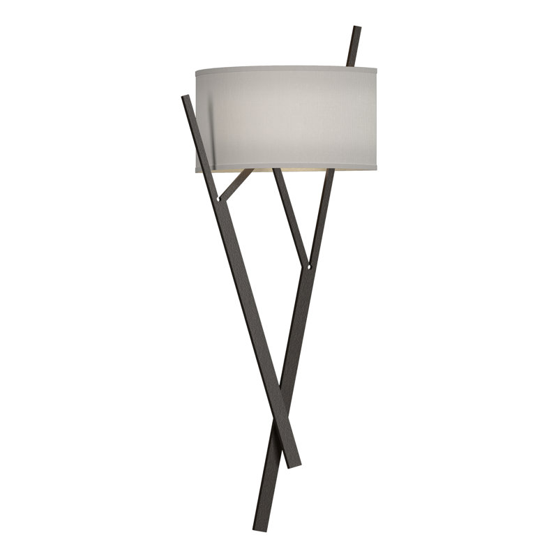 Arbo 2 - Light Wallchiere, Natural Anna, Oil Rubbed Bronze