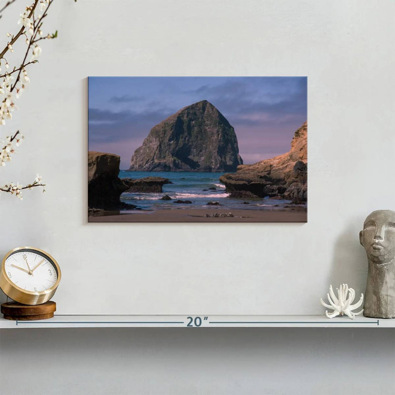 Gillard Oregon Haystack Rock, 8" H x 12" W