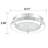 LED Flush Mount Ceiling Light fixtures Modern Crystal Ceiling Light Dimmable Kitchen Light Fixtures