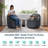  Aimilia Upholstered Chenille Swivel Barrel Chair with Storage-117246411