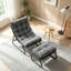 Chaise longue d'extérieur avec repose-pieds pour patio-129239804