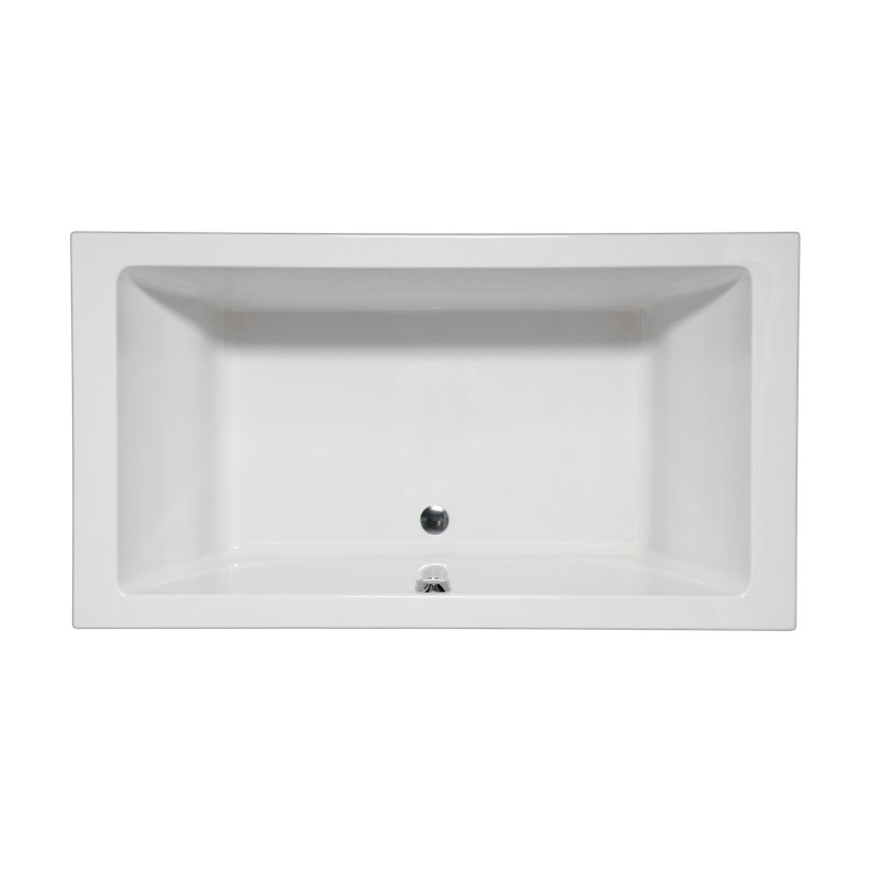 Kapalua 66" x 36" Freestanding Soaking Acrylic Bathtub, White