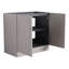 Meuble-lavabo moderne 36 po - Panneau de porte à fermeture en douceur et contreplaqué kaki polyvalent