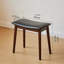 Tabouret de maquillage haut de gamme en bois massif, chaise de table de maquillage moderne et minimaliste, tabouret de chambre / salle à manger