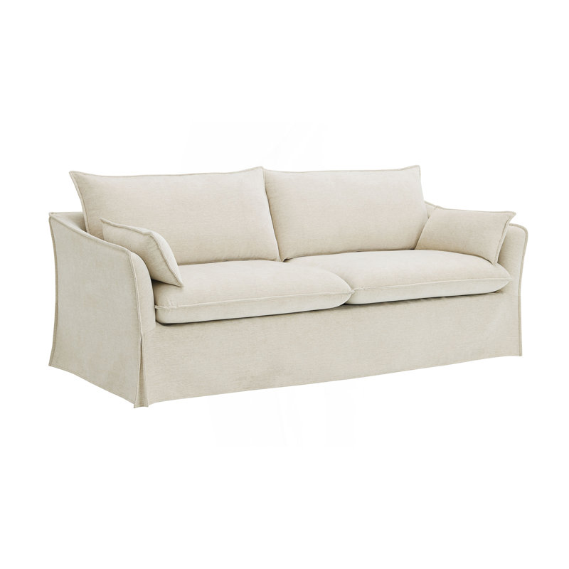 Canapé moderne avec 2 coussins décoratifs