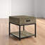 Table de bout avec rangement Overholt