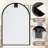 36" x 24" Bathroom/Vanity Accent Mirror Metal Arch Wall Mirror Framed Mirror for Entryway Living Room-577944150-577944151