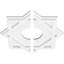 Médaillon de plafond contemporain 36 po x P 2 po x P 20 po x P 1 po Axel-137877664-137930214-137930220