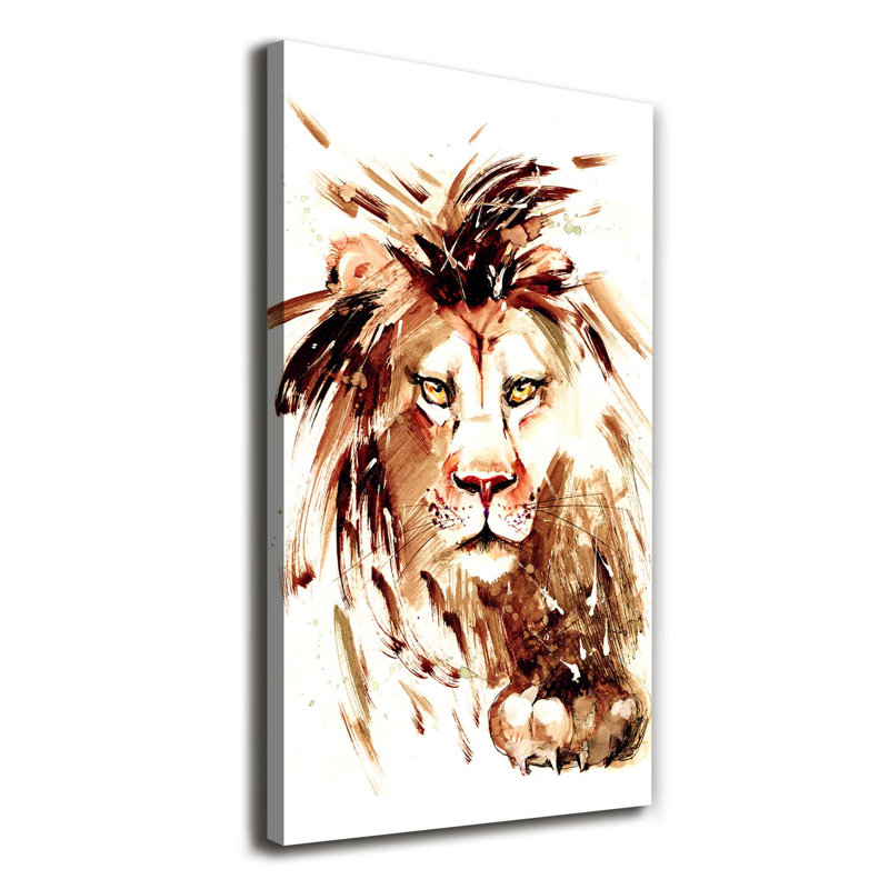 Lion - Wrapped Canvas Print
