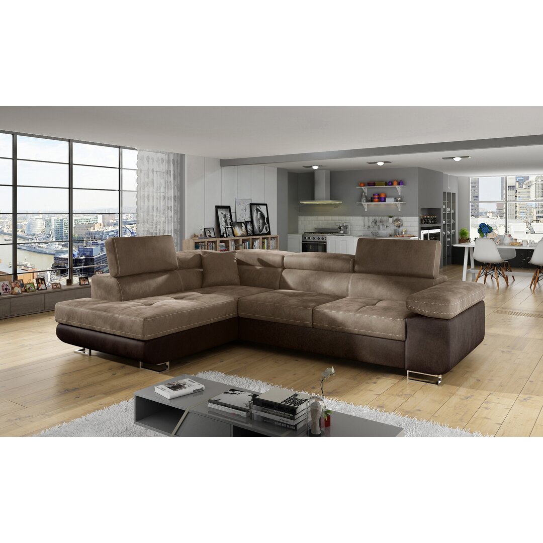 Ecksofa Gerardi mit Bettfunktion