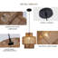 1 - Light Farmhouse Boho Woven Rattan Pendant
