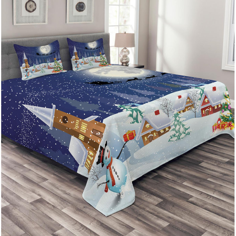 Ambesonne Traditional Coverlet Set