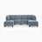 57" Wide Modular Seating Component Sectional with Ottoman,sectional sofa,sectional couch-814195612-814195611