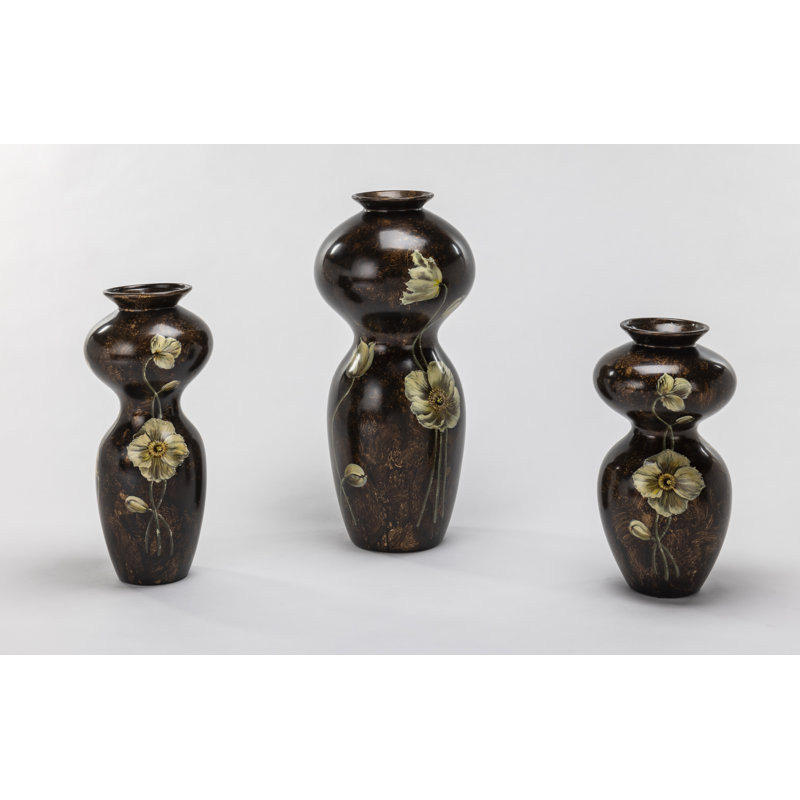 Porcelain China Table Vase, 21" H x 9.5" W x 9.5" D