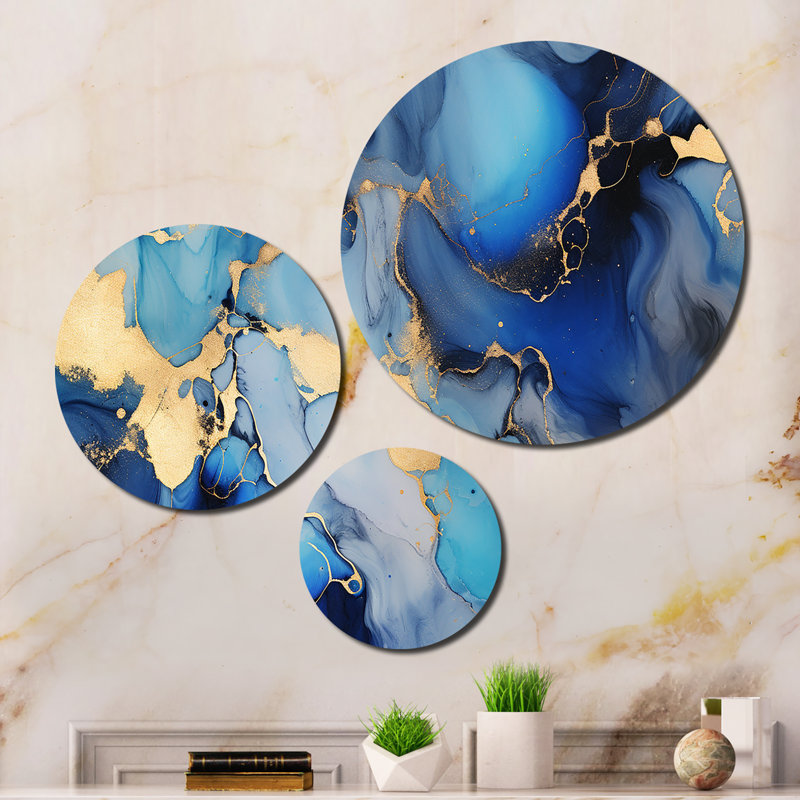 Abstract Wall Decor on Metal