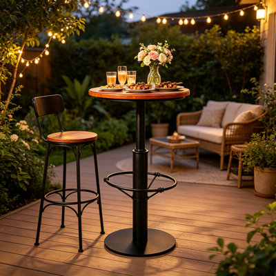 Table de salle à manger à hauteur de bar 19,69 po Aria-Dee
