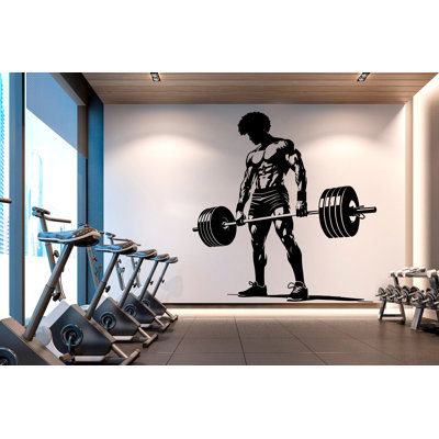 Adhésif décoratif Afro American Men Gym