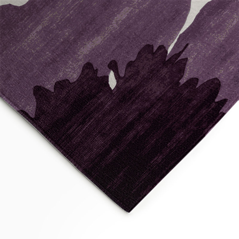 Tapis intérieur et extérieur gris Watercolor, Rectangulaire 3 pi x 5 pi