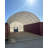 Large Shipping Container Canopy Shelter With Closed Back Panel, 11oz PE-105702812