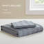 Ensembles de literie pour lit simple TG en polyester confortable, dortoir à rayures moderne