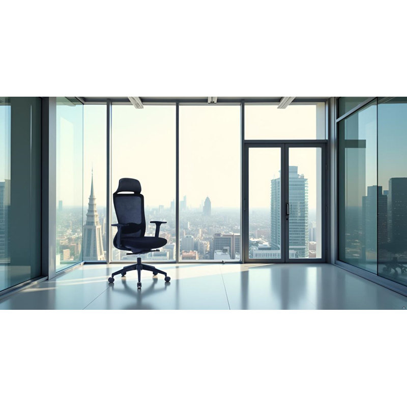 Fauteuil de bureau ergonomique à dossier en filet Urban, Noir, noir, noir, noir, Noir, noir, noir, noir