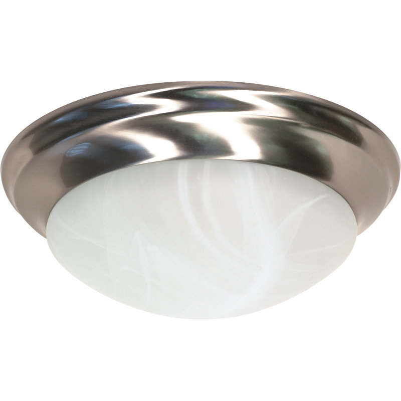 Deise Glass Flush Mount, 5.5" H x 14" W / Yes