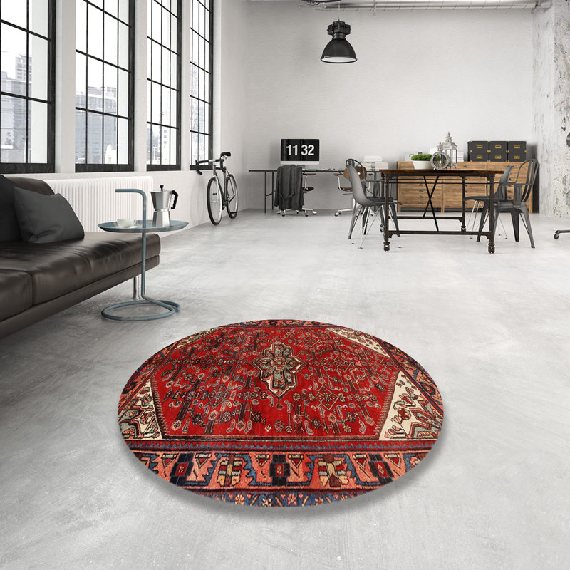 Casandra Southwestern Indoor Rug, Round 7'
